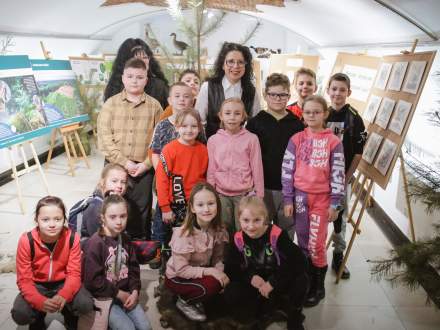 Wizyta uczniów szkoły podstawowej w Bąkowie